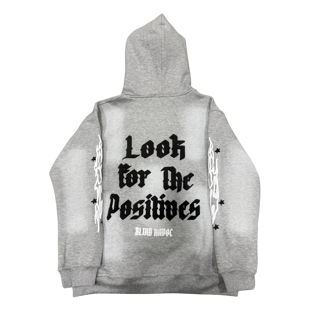 'Blind to the Havoc' Hoodie [Gray]