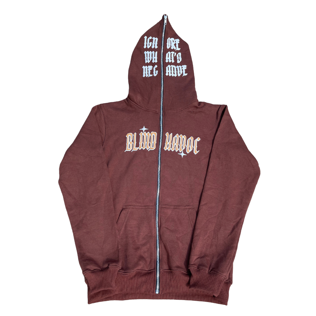 Blind Havoc Full Zip-Up [Brown]