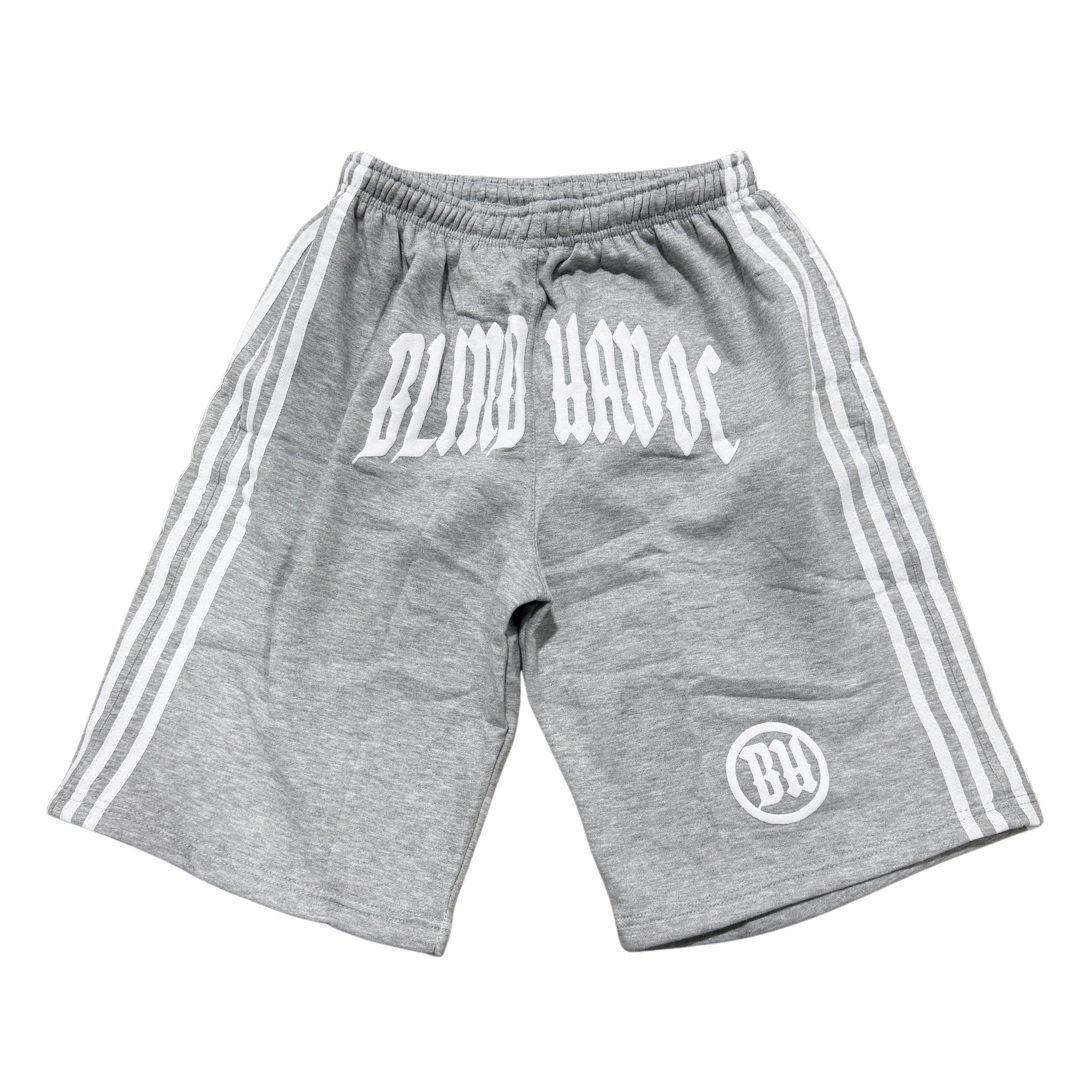 Blind Havoc Long Cotton Shorts [Gray]