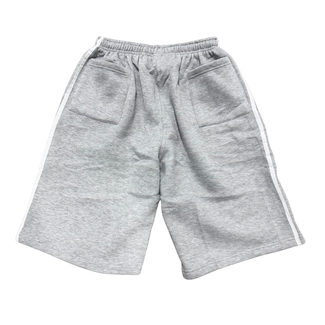 Blind Havoc Long Cotton Shorts [Gray]