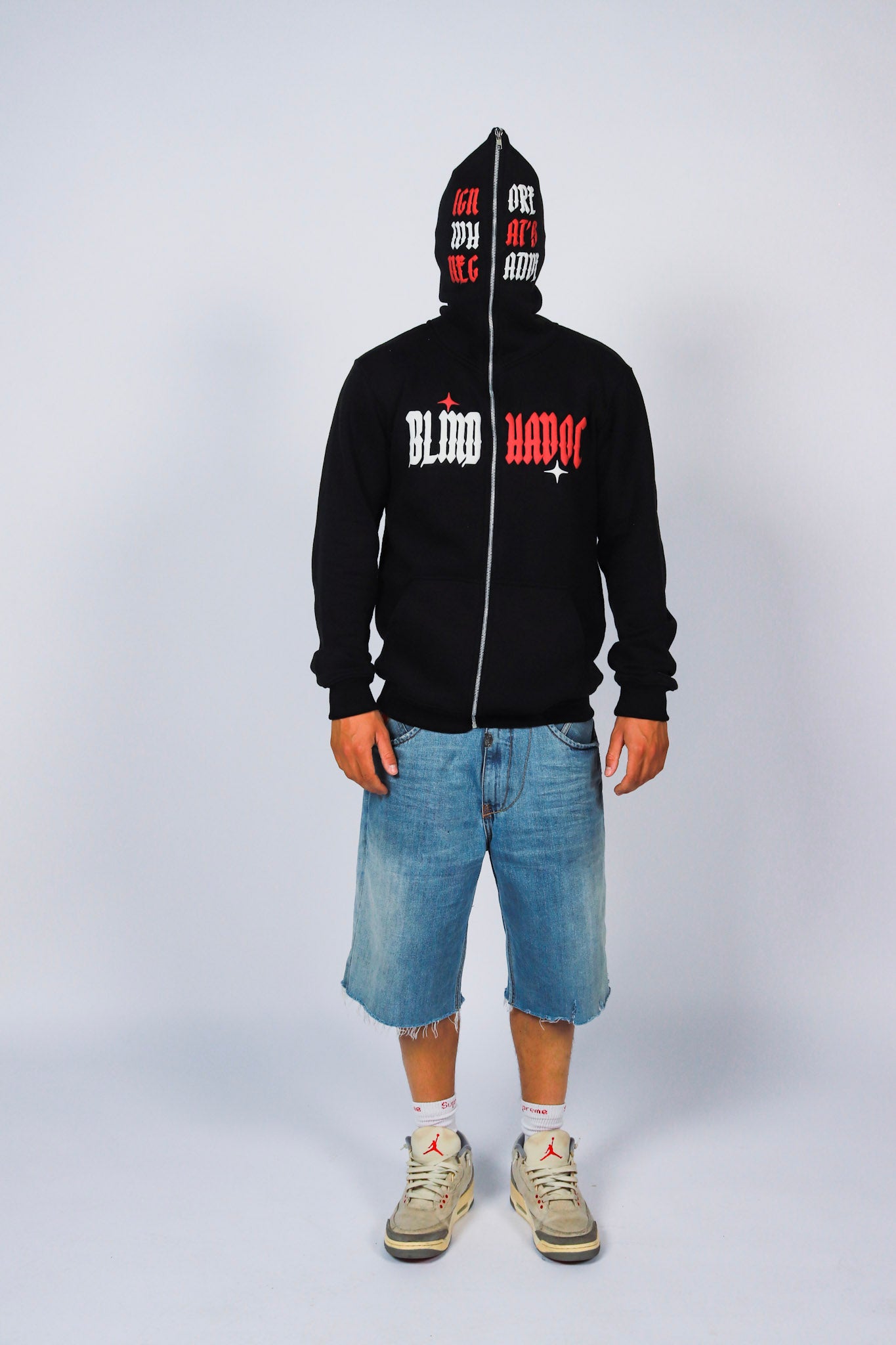 Color Rush Full Zip [Black & Red]