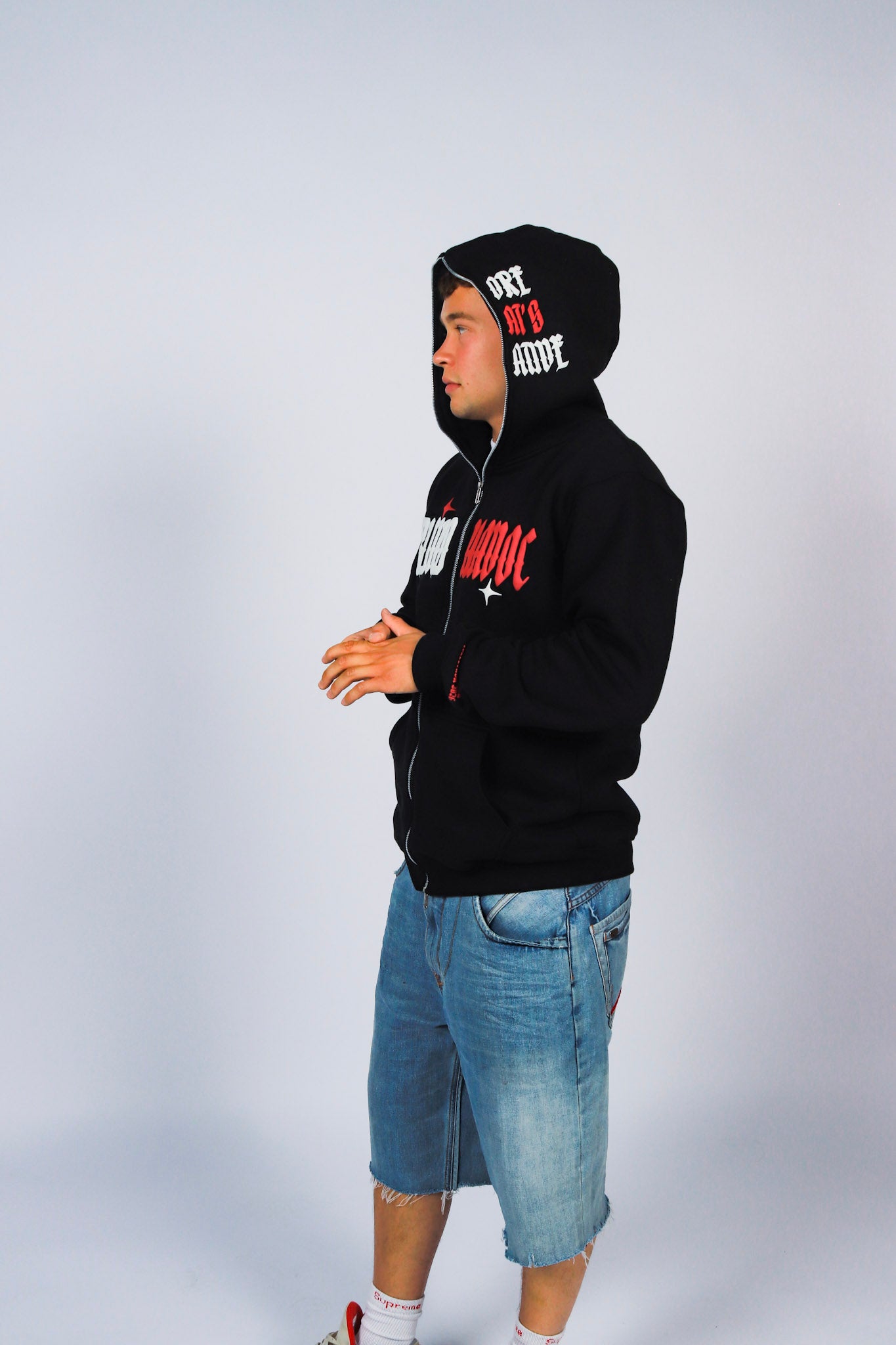 Color Rush Full Zip [Black & Red]