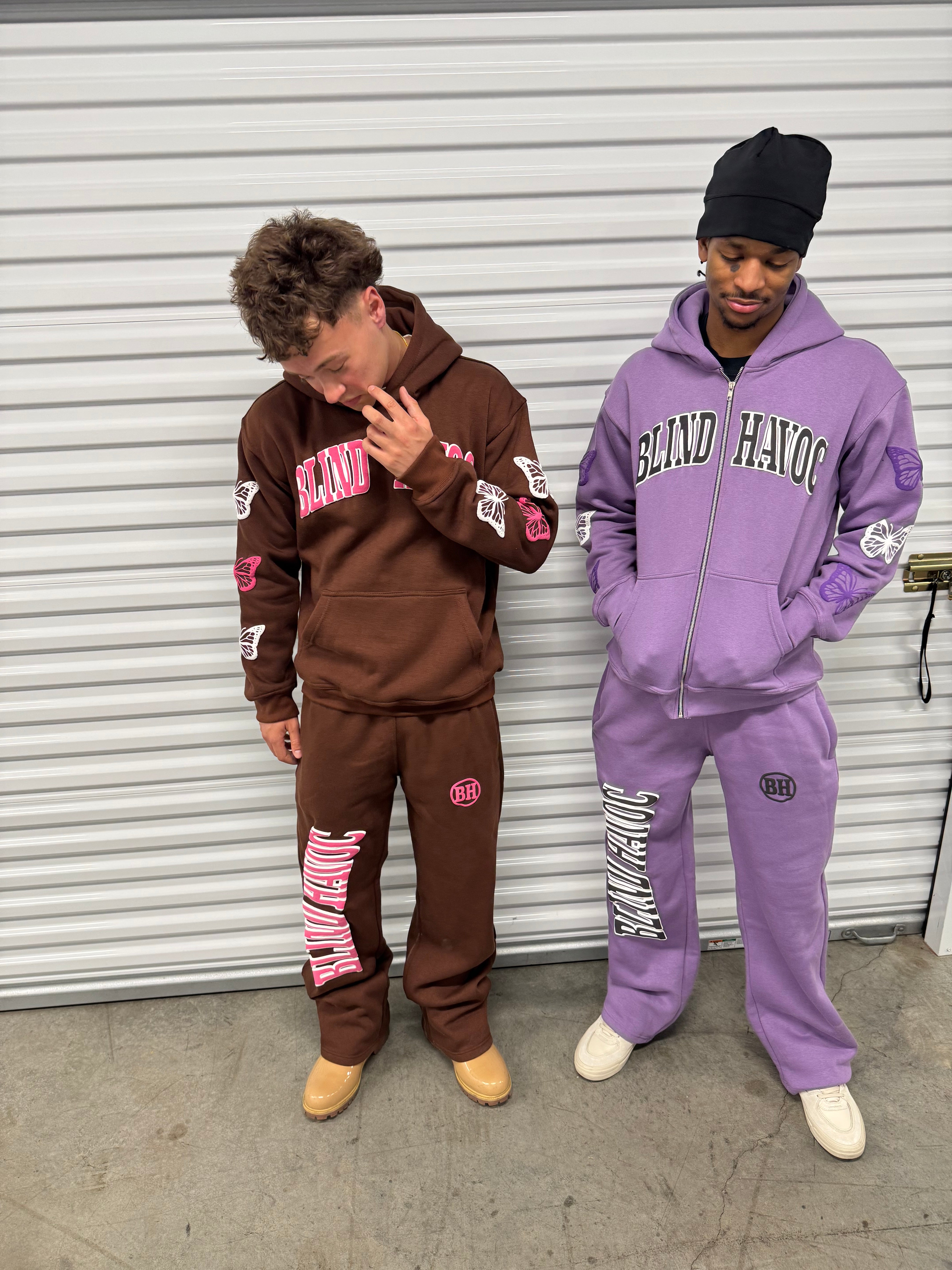 Brown & Pink Sweats