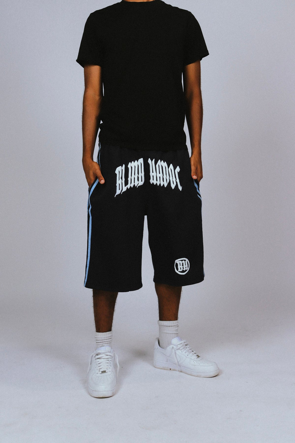 Blind Havoc Long Shorts [Navy]