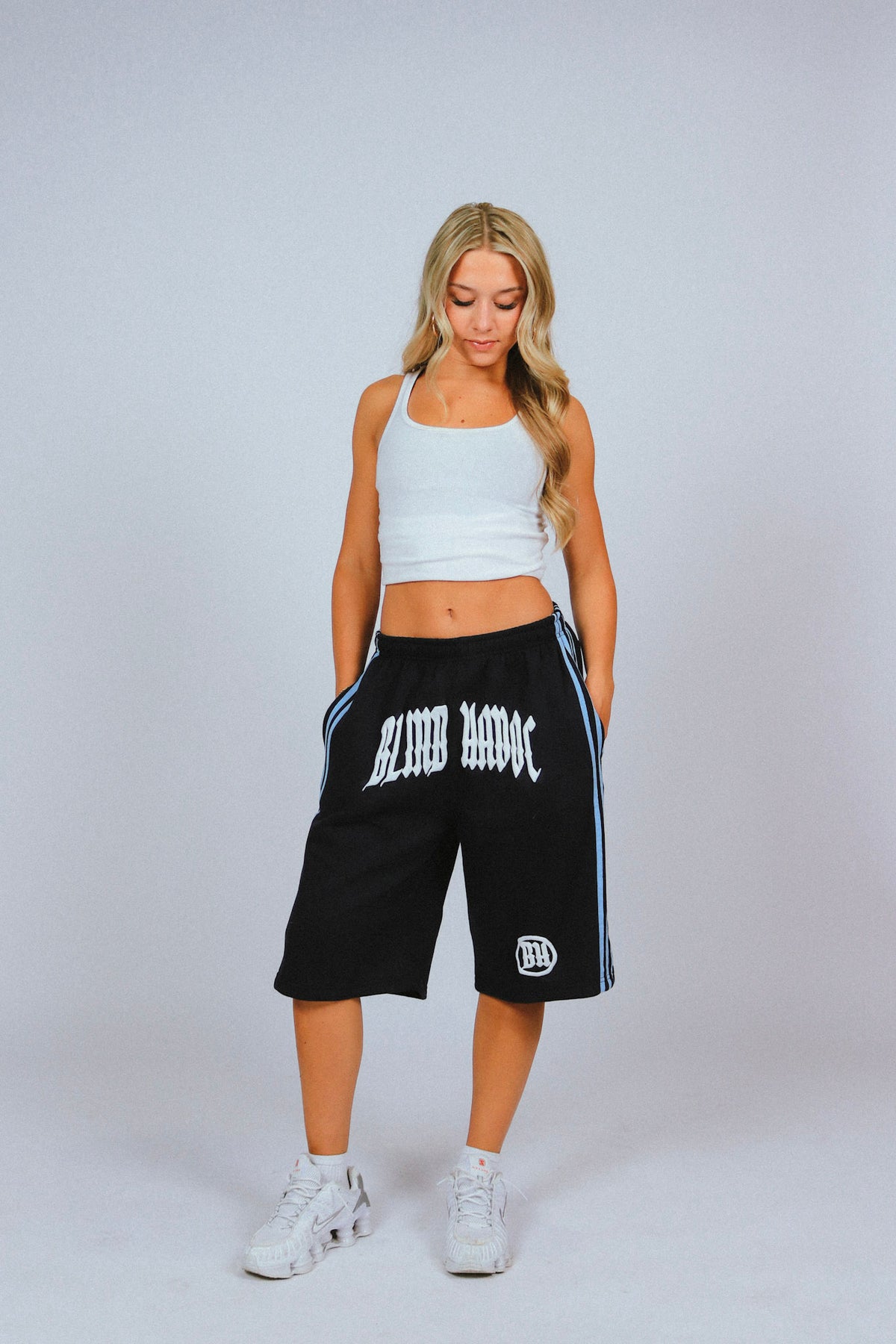 Blind Havoc Long Shorts [Navy]