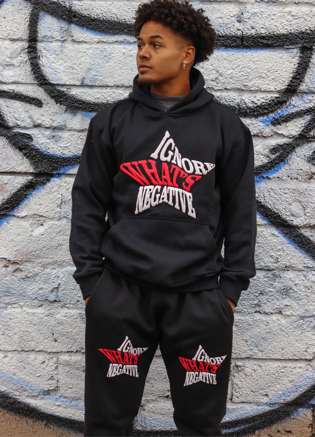 Ignore What's Negative Sweatpants [Black]