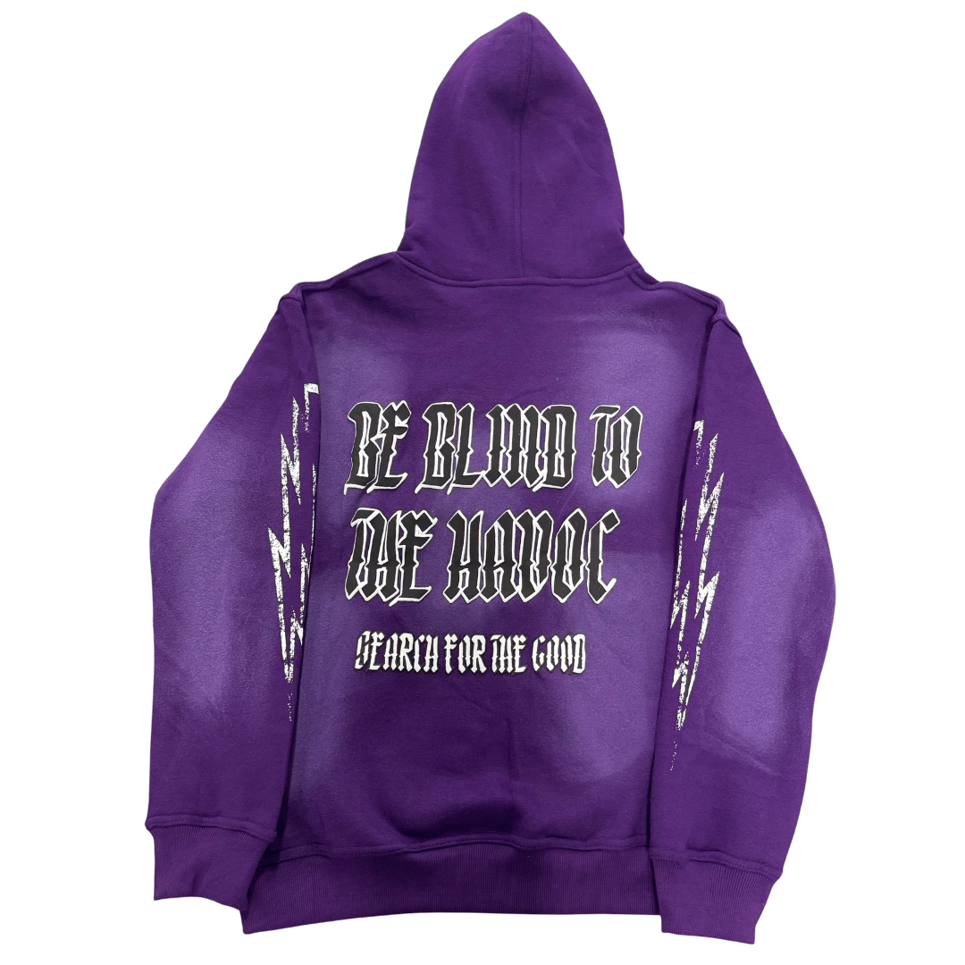 Striker Zip-Up Hoodie [Purple]