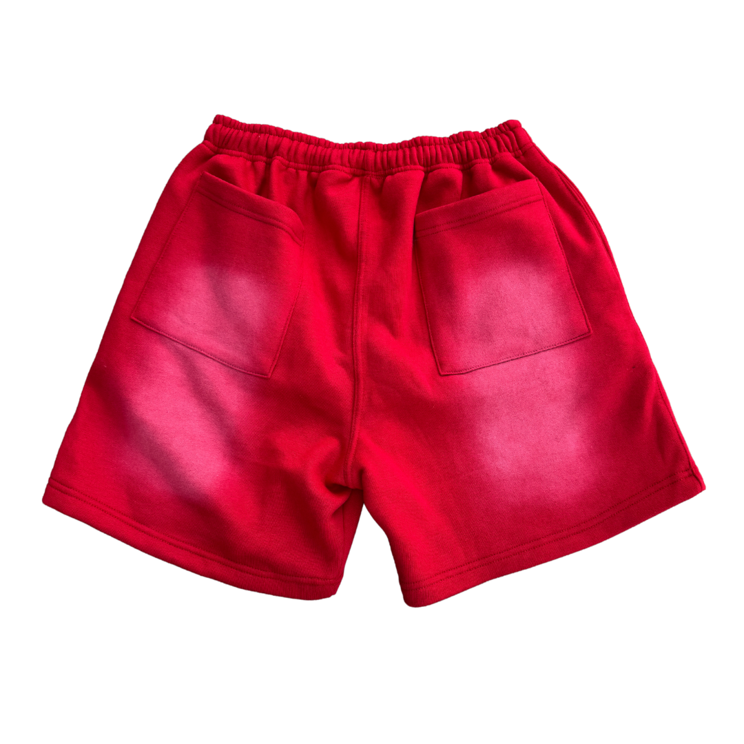 Blind Havoc Cotton Shorts [Red]