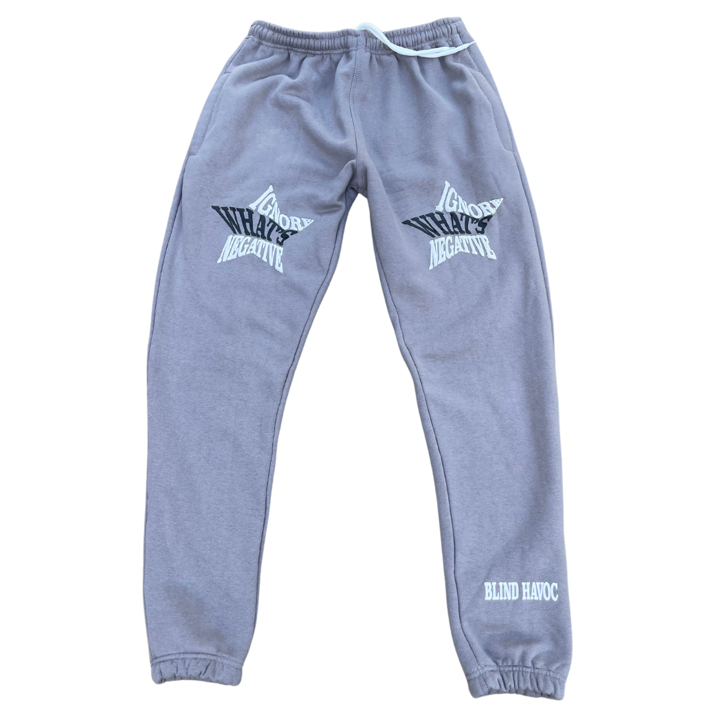 Ignore What's Negative Sweatpants [Grey] ONLY 2XL AVAILABLE