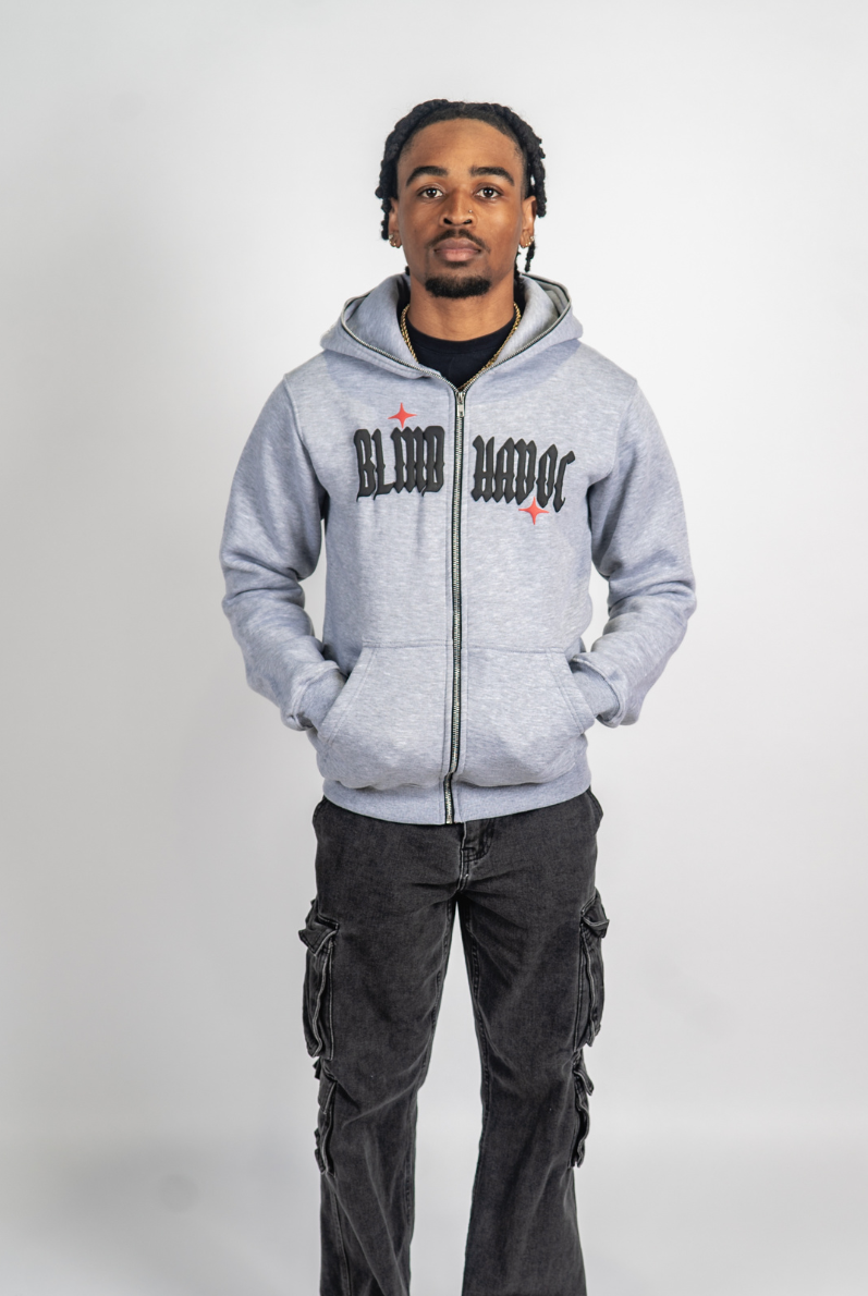 Blind Havoc Full Zip-Up [Gray]