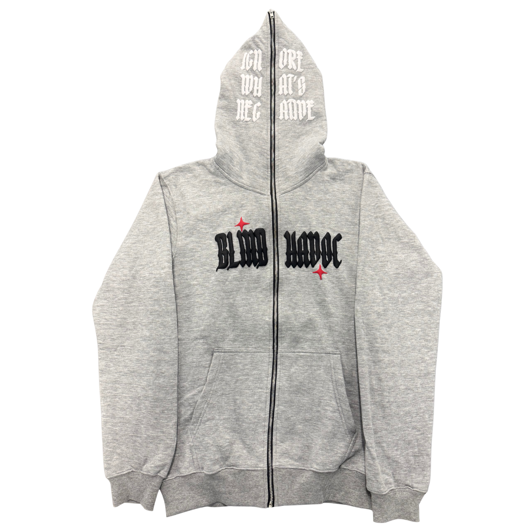 Blind Havoc Full Zip-Up [Grey]