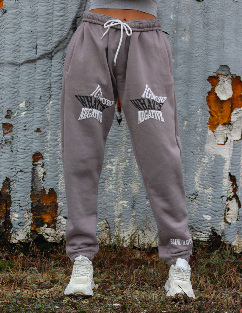 Ignore What's Negative Sweatpants [Grey] ONLY 2XL AVAILABLE