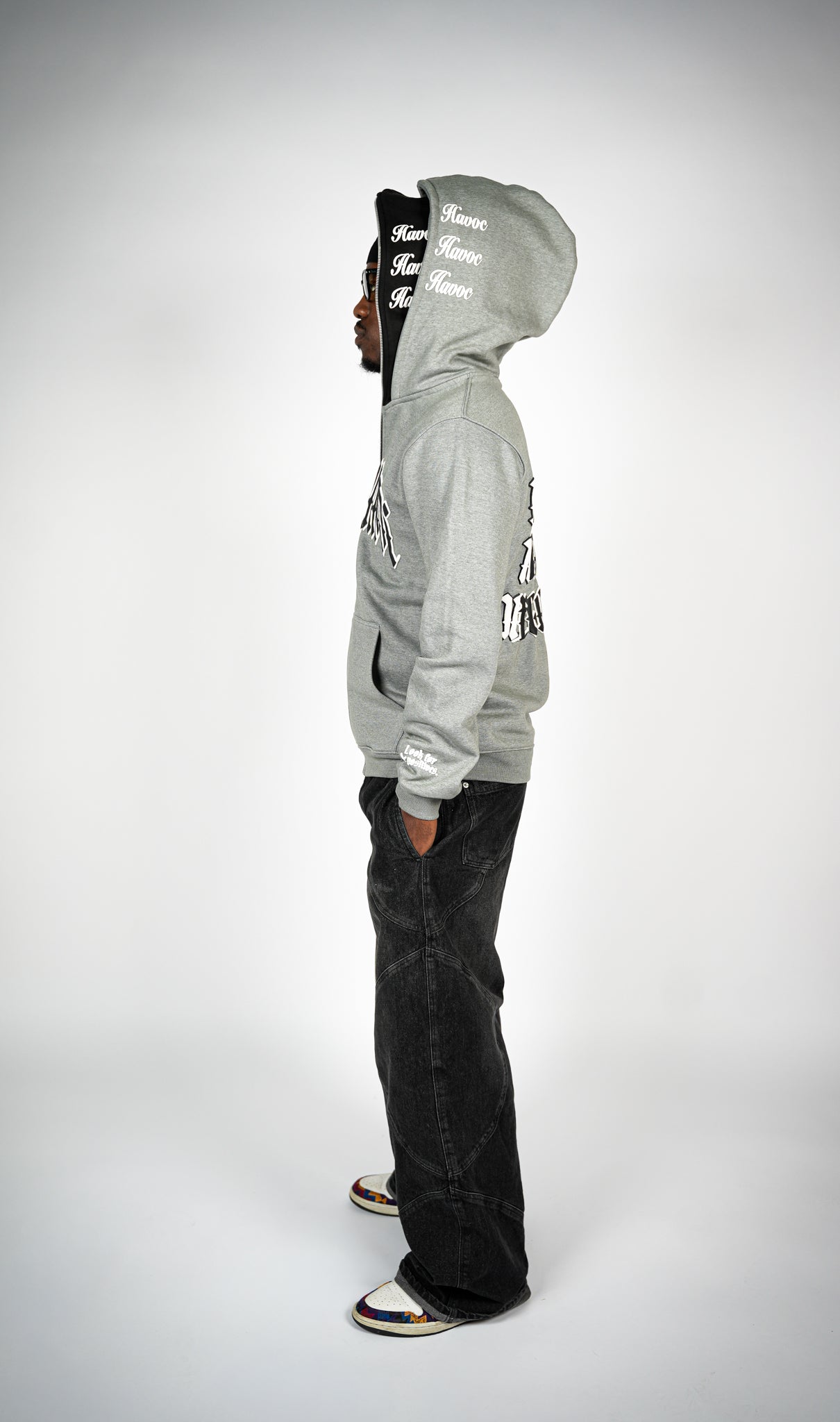 Limited Edition Double Hooded Full Zip [Gray]