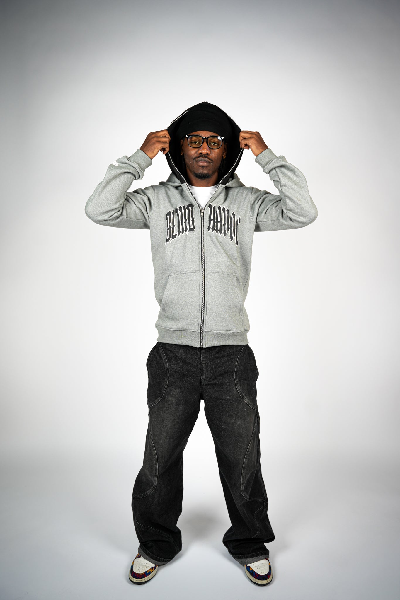 Limited Edition Double Hooded Full Zip [Gray]