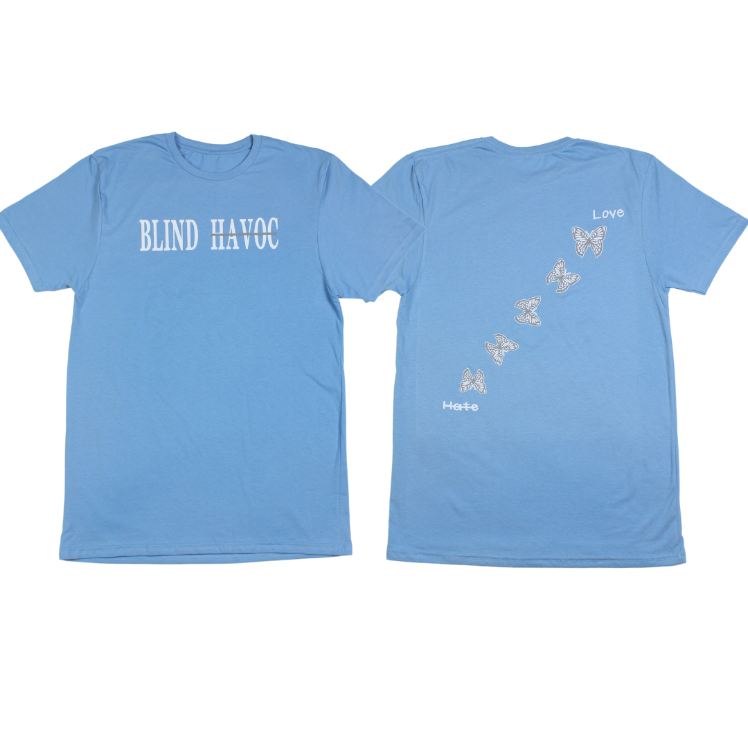 Love Over Hate Tee [Light Blue]