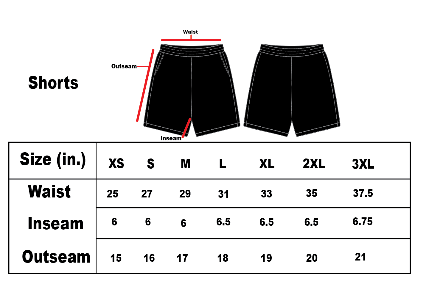 Blind Havoc Cotton Shorts [Red]