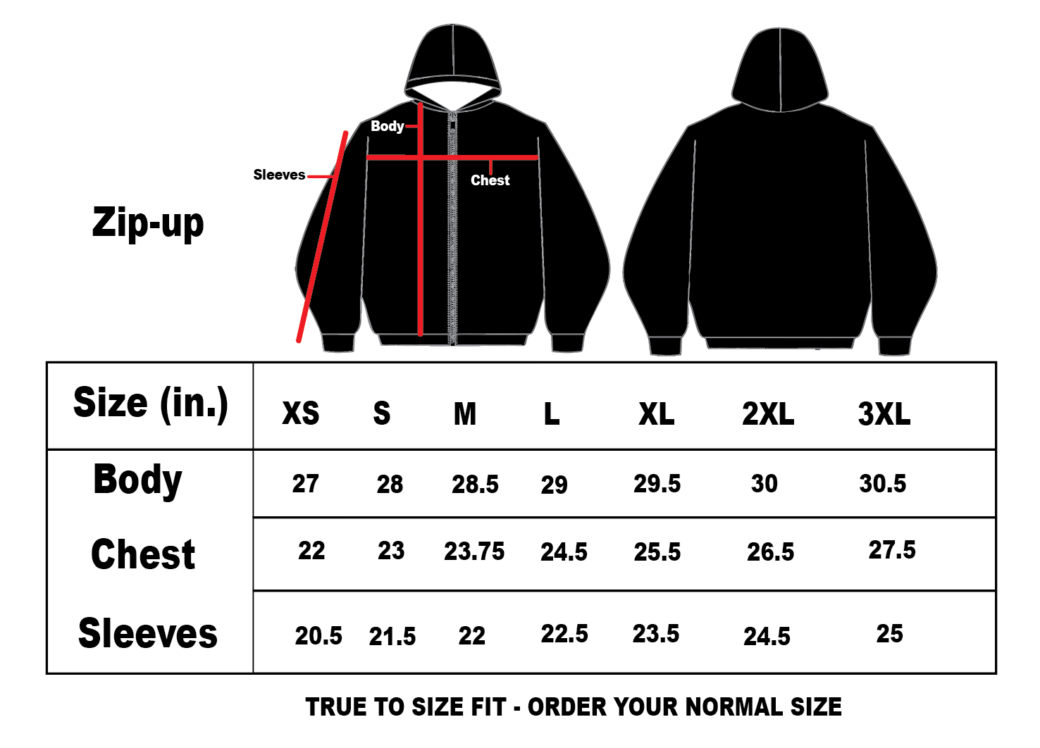 Spread Love Zip-up [White]