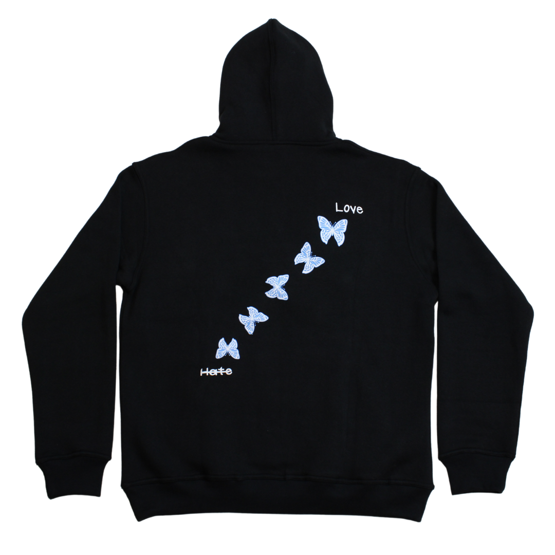 Love Over Hate Hoodie [Black]